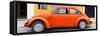 ¡Viva Mexico! Panoramic Collection - Orange VW Beetle Car-Philippe Hugonnard-Framed Stretched Canvas