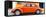 ¡Viva Mexico! Panoramic Collection - Orange VW Beetle Car-Philippe Hugonnard-Framed Stretched Canvas