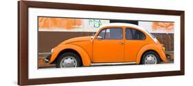 ¡Viva Mexico! Panoramic Collection - Orange VW Beetle-Philippe Hugonnard-Framed Photographic Print