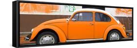 ¡Viva Mexico! Panoramic Collection - Orange VW Beetle-Philippe Hugonnard-Framed Stretched Canvas