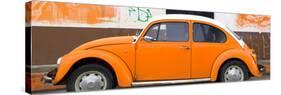 ¡Viva Mexico! Panoramic Collection - Orange VW Beetle-Philippe Hugonnard-Stretched Canvas