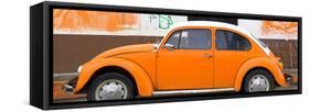 ¡Viva Mexico! Panoramic Collection - Orange VW Beetle-Philippe Hugonnard-Framed Stretched Canvas