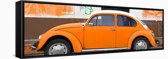 ¡Viva Mexico! Panoramic Collection - Orange VW Beetle-Philippe Hugonnard-Framed Stretched Canvas