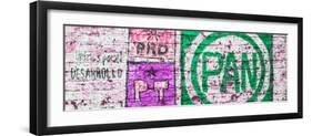 ¡Viva Mexico! Panoramic Collection - "PAN" Street Art IV-Philippe Hugonnard-Framed Photographic Print