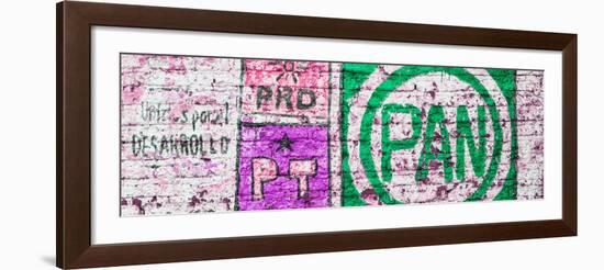 ¡Viva Mexico! Panoramic Collection - "PAN" Street Art IV-Philippe Hugonnard-Framed Photographic Print