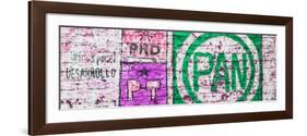 ¡Viva Mexico! Panoramic Collection - "PAN" Street Art IV-Philippe Hugonnard-Framed Photographic Print