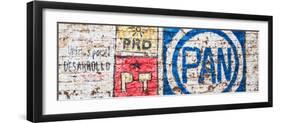 ¡Viva Mexico! Panoramic Collection - "PAN" Street Art-Philippe Hugonnard-Framed Photographic Print