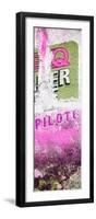 ¡Viva Mexico! Panoramic Collection - Pink Grunge Wall II-Philippe Hugonnard-Framed Photographic Print