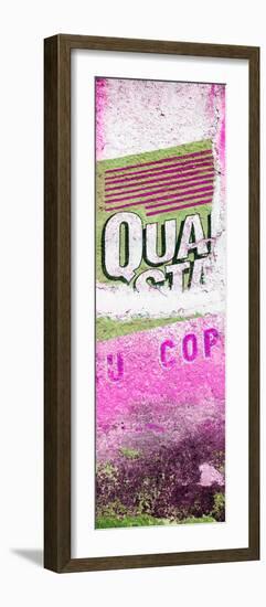 ¡Viva Mexico! Panoramic Collection - Pink Grunge Wall-Philippe Hugonnard-Framed Photographic Print