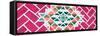 ¡Viva Mexico! Panoramic Collection - Pink Mosaics-Philippe Hugonnard-Framed Stretched Canvas