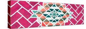 ¡Viva Mexico! Panoramic Collection - Pink Mosaics-Philippe Hugonnard-Stretched Canvas
