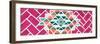 ¡Viva Mexico! Panoramic Collection - Pink Mosaics-Philippe Hugonnard-Framed Photographic Print