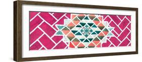 ¡Viva Mexico! Panoramic Collection - Pink Mosaics-Philippe Hugonnard-Framed Photographic Print