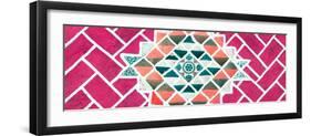 ¡Viva Mexico! Panoramic Collection - Pink Mosaics-Philippe Hugonnard-Framed Photographic Print