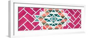 ¡Viva Mexico! Panoramic Collection - Pink Mosaics-Philippe Hugonnard-Framed Photographic Print