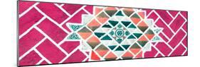 ¡Viva Mexico! Panoramic Collection - Pink Mosaics-Philippe Hugonnard-Mounted Photographic Print