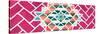 ¡Viva Mexico! Panoramic Collection - Pink Mosaics-Philippe Hugonnard-Stretched Canvas