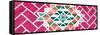 ¡Viva Mexico! Panoramic Collection - Pink Mosaics-Philippe Hugonnard-Framed Stretched Canvas