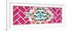 ¡Viva Mexico! Panoramic Collection - Pink Mosaics-Philippe Hugonnard-Framed Photographic Print