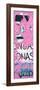 ¡Viva Mexico! Panoramic Collection - Pink Street Wall Art-Philippe Hugonnard-Framed Photographic Print