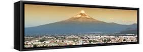 ¡Viva Mexico! Panoramic Collection - Popocatepetl Volcano in Puebla II-Philippe Hugonnard-Framed Stretched Canvas