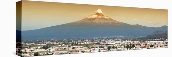 ¡Viva Mexico! Panoramic Collection - Popocatepetl Volcano in Puebla II-Philippe Hugonnard-Stretched Canvas