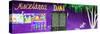 ¡Viva Mexico! Panoramic Collection - Purple Dani Supermarket-Philippe Hugonnard-Stretched Canvas