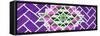 ¡Viva Mexico! Panoramic Collection - Purple Mosaics-Philippe Hugonnard-Framed Stretched Canvas