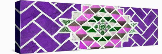 ¡Viva Mexico! Panoramic Collection - Purple Mosaics-Philippe Hugonnard-Stretched Canvas