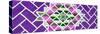 ¡Viva Mexico! Panoramic Collection - Purple Mosaics-Philippe Hugonnard-Stretched Canvas