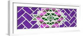 ¡Viva Mexico! Panoramic Collection - Purple Mosaics-Philippe Hugonnard-Framed Photographic Print