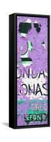 ¡Viva Mexico! Panoramic Collection - Purple Street Wall Art-Philippe Hugonnard-Framed Stretched Canvas