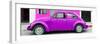 ¡Viva Mexico! Panoramic Collection - Purple VW Beetle Car-Philippe Hugonnard-Framed Photographic Print