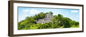 ¡Viva Mexico! Panoramic Collection - Pyramid in Mayan City of Calakmul V-Philippe Hugonnard-Framed Photographic Print