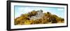 ¡Viva Mexico! Panoramic Collection - Pyramid in Mayan City of Calakmul with Fall Colors II-Philippe Hugonnard-Framed Photographic Print