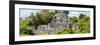 ¡Viva Mexico! Panoramic Collection - Pyramid in Mayan City of Calakmul-Philippe Hugonnard-Framed Photographic Print