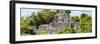 ¡Viva Mexico! Panoramic Collection - Pyramid in Mayan City of Calakmul-Philippe Hugonnard-Framed Photographic Print