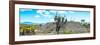 ¡Viva Mexico! Panoramic Collection - Pyramid of Cantona Archaeological Ruins III-Philippe Hugonnard-Framed Photographic Print
