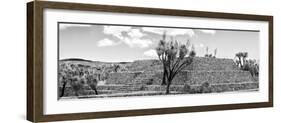 ¡Viva Mexico! Panoramic Collection - Pyramid of Cantona Archaeological Ruins IV-Philippe Hugonnard-Framed Photographic Print