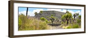 ¡Viva Mexico! Panoramic Collection - Pyramid of Cantona Archaeological Ruins V-Philippe Hugonnard-Framed Photographic Print