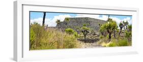 ¡Viva Mexico! Panoramic Collection - Pyramid of Cantona Archaeological Ruins V-Philippe Hugonnard-Framed Photographic Print