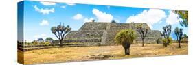 ¡Viva Mexico! Panoramic Collection - Pyramid of Cantona Archaeological Ruins VI-Philippe Hugonnard-Stretched Canvas