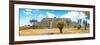 ¡Viva Mexico! Panoramic Collection - Pyramid of Cantona Archaeological Ruins VI-Philippe Hugonnard-Framed Photographic Print