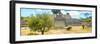 ¡Viva Mexico! Panoramic Collection - Pyramid of Cantona Archaeological Ruins-Philippe Hugonnard-Framed Photographic Print