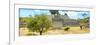 ¡Viva Mexico! Panoramic Collection - Pyramid of Cantona Archaeological Ruins-Philippe Hugonnard-Framed Photographic Print