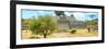 ¡Viva Mexico! Panoramic Collection - Pyramid of Cantona Archaeological Ruins-Philippe Hugonnard-Framed Photographic Print