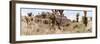 ¡Viva Mexico! Panoramic Collection - Pyramid of Cantona Archaeological Site I-Philippe Hugonnard-Framed Photographic Print