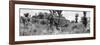 ¡Viva Mexico! Panoramic Collection - Pyramid of Cantona Archaeological Site II-Philippe Hugonnard-Framed Photographic Print