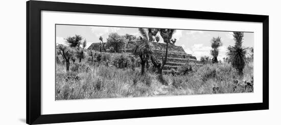 ¡Viva Mexico! Panoramic Collection - Pyramid of Cantona Archaeological Site II-Philippe Hugonnard-Framed Photographic Print