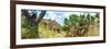 ¡Viva Mexico! Panoramic Collection - Pyramid of Cantona Archaeological Site III-Philippe Hugonnard-Framed Photographic Print
